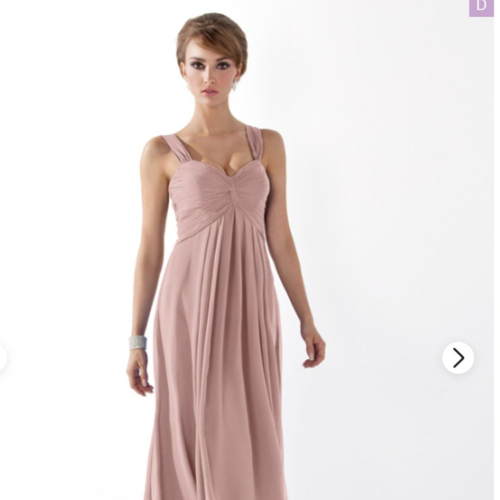 JJ's House Chiffon Floor-length Empire Sweetheart Bridesmaid Dress